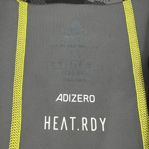 NEW Adidas Men's Adizero Running Carrera Super Suit Heat RDY Grey Four Medium